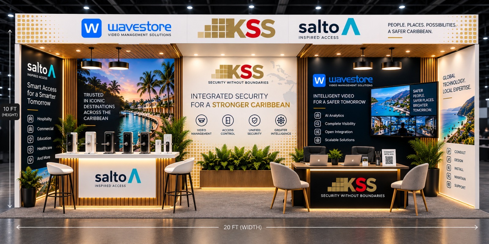 Key System Solutions trade-show booth designed by Beatnik