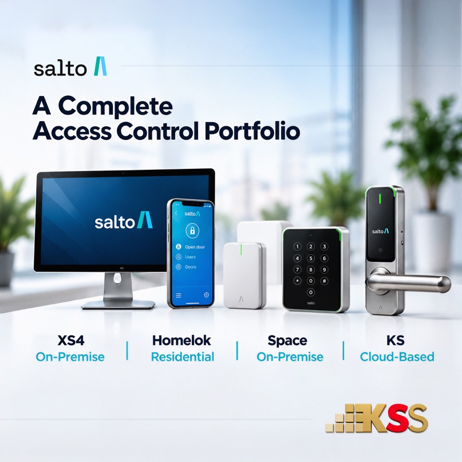 SALTO complete access control portfolio graphic